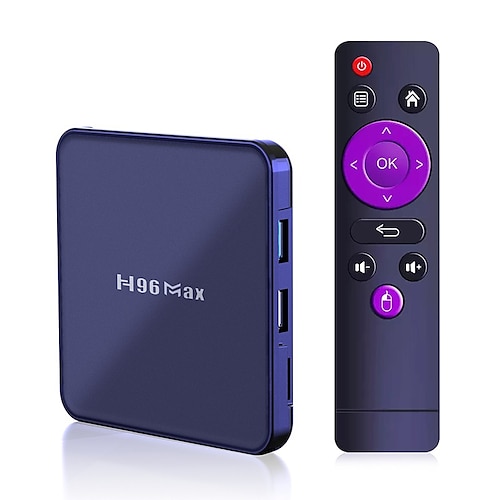 

H96 Max V12 Smart TV Box Android 12 Media Player RK3318 Quad-Core 64bit Cortex-A53 BT4.0 Dual Wifi 2.4G 5G H96Max Set Top Box