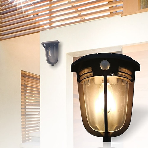 

Solar LED Light Outdoor Solar Fence Light Waterproof Wall Light Retro LED Lantern Garden Decoration Solar Light