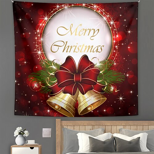 

Christmas Tapestry Photography Background Xmas Santa Claus Reindeer Tree Art Decor Blanket Curtain Picnic Tablecloth Hanging Home Bedroom Dorm Decoration Show Gift