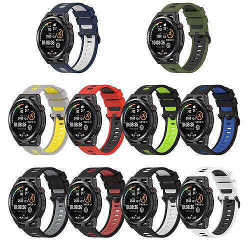 

1 PCS Smart Watch Band Compatible with Huawei Huawei Watch GT Huawei Watch GT 3 pro Smartwatch Strap Adjustable Premium PU Leather Sport Band Replacement Wristband