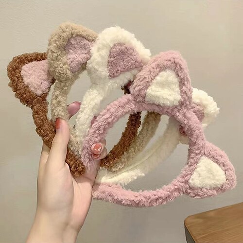 

Kids Girls' Active Daily Cartoon Animal Pattern Hair Accessories Pink / Khaki / Brown