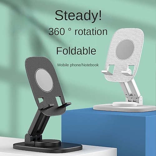 

Phone Stand Rotatable Portable Foldable Phone Holder for Desk Compatible with iPad Tablet All Mobile Phone Phone Accessory