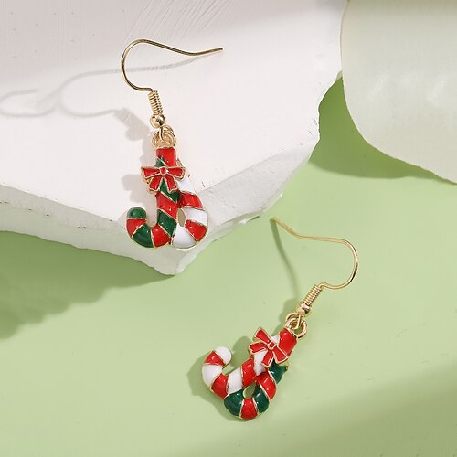 

1 Pair Drop Earrings Earrings For Women's Christmas Gift Festival Alloy Geometrical Holiday Fashion Birthday