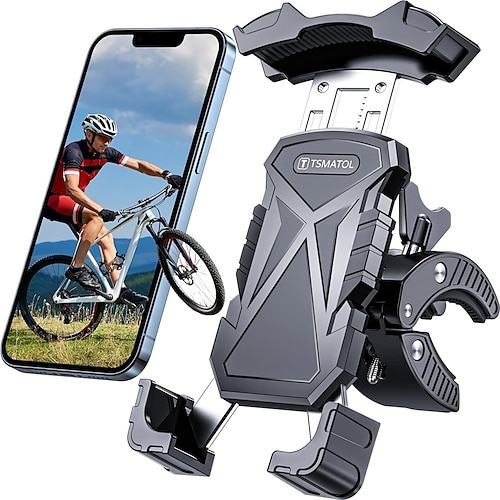 

support de téléphone universel pour vélo, support de téléphone de moto, support de téléphone de vélo compatible avec iphone 14 14 plus 14 pro max 13 13 mini 13 pro max 12 samsung galaxy s21 note20 et