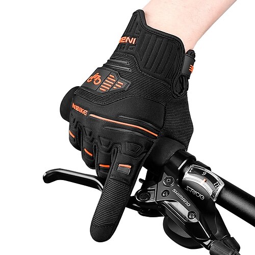 

INBIKE Winter Gloves Bike Gloves Cycling Gloves Biking Gloves Winter Full Finger Gloves Adjustable Waterproof Windproof Warm Sports Gloves Mountain Bike MTB Road Cycling Outdoor Exercise Green Gold