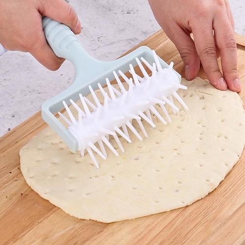 

pizza hole punch plastic wheel roller baking utensils biscuit punch wheel pancake pie puller needle