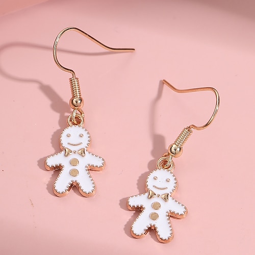 

1 Pair Drop Earrings Earrings For Women's Christmas Birthday Festival Alloy Geometrical Holiday Fashion Birthday