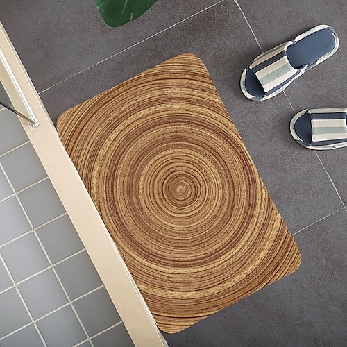 

Stumps Pattern Bathroom Bath Mats E Creative Absorbent Bathroom Rug Coral Velve New Design