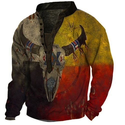 

Homens Unisexo Moletom Estacionar Moletom com capuz Vermelho Colarinho Clerical Animal Bloco de cor Estampas Abstratas Imprimir Casual Diário Esportes Impressão 3D Roupa de rua Designer Casual