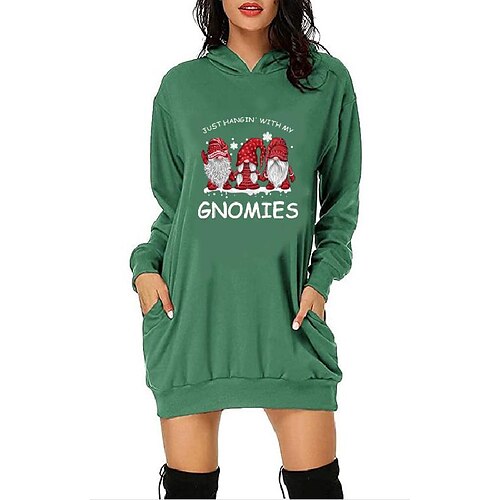 

2021 Fall Winter Sweatshirt Dress Fashion Christmas Hoodie Bag Hip Pocket Hoodie Fashion Sweatshirt