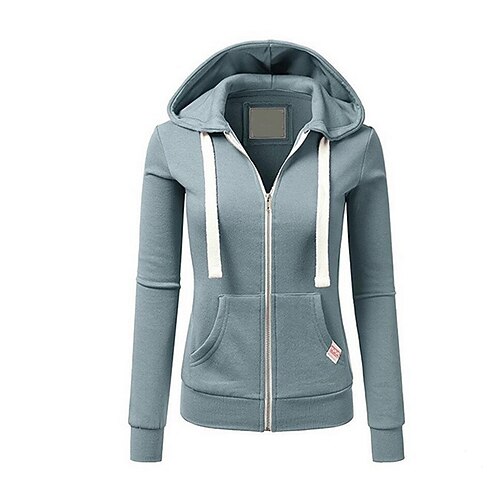 

Women's Cowl Neck Hoodie Jacket Yoga Top Winter Zipper Pocket Solid Color Black Rosy Pink Yoga Fitness Gym Workout Top Long Sleeve Sport Activewear Breathable Comfortable Freedom Micro-elastic Loose
