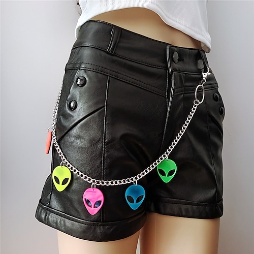 

Herre Dame Bukser Chain Wallet Chain Pocket Chain Metalkæde Spændefri Ren Afslappet Klassisk Gave Daglig Regnbue