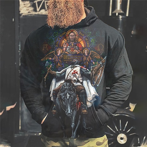 

Hombre Unisexo Sudadera Con Capucha Negro Con Capucha Estampados Estampado Diario Deportes Impresión 3D Ropa de calle Design Casual Primavera Otoño Ropa Sudaderas con capucha Sudaderas Manga Larga