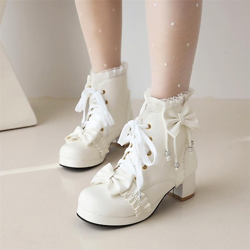 

Girls' Boots Princess Shoes Daily PU Princess Shoes Big Kids(7years ) Party Daily Tassel Butterfly White Black Rosy Pink Fall Winter / Booties / Ankle Boots