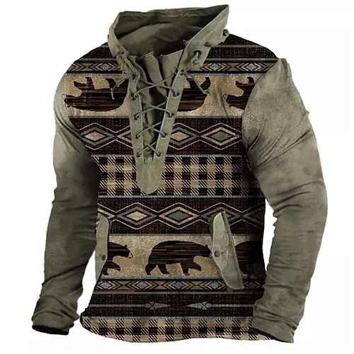 

Men's Unisex Pullover Hoodie Sweatshirt Hooded Animal Graphic Prints Lace up Pocket Print Sports Outdoor Daily Sports 3D Print Designer Casual Big and Tall Clothing Apparel Hoodies Sweatshirts