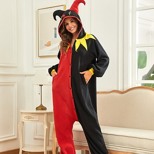 

Adults' Kigurumi Pajamas Nightwear Cartoon Character Onesie Pajamas Flannel Cosplay For Men and Women Carnival Animal Sleepwear Cartoon Festival / Holiday Costumes