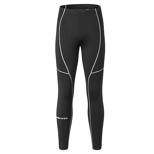 

Men's Bike Pants Bike Tights Relaxed Fit Winter Sports Cycling Warm Winter Sports Black Gray Black Polyester Clothing Apparel Bike Wear