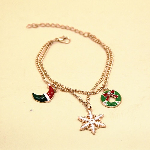 

Women's Bracelets Casual Christmas Snowflake Bracelets & Bangles
