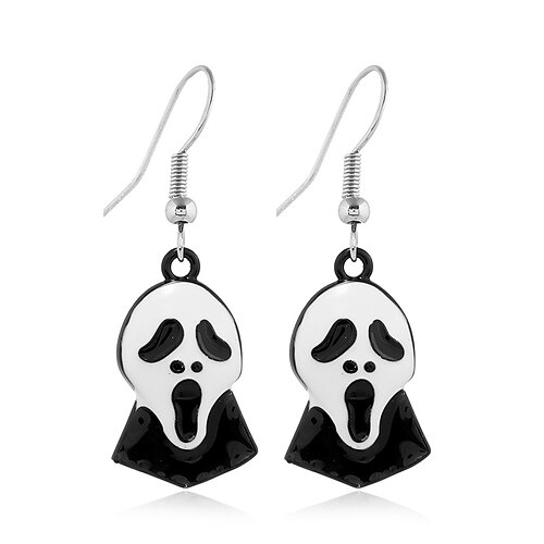 

Damen Ohrringe Aktiv Halloween Totenkopf Motiv Ohrring