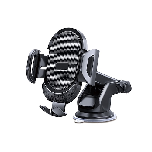 

Car Phone Holder Mobile Mount - Huryfox Rotatable and Retractable Cellphone Stand for Automobile Cradle Dashboard Windshield Vent Universal Smartphone Support Compatible with iPhone Android Phone