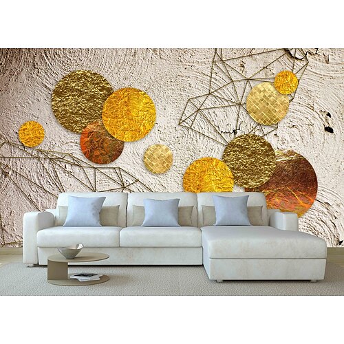 

3D Mural Wallpaper Geometric Abstraction Wall Sticker Covering Print Peel and Stick Removable PVC / Vinyl Material Self Adhesive / Adhesive Required Wall Decor Wall Mural for Living Room Bedroom