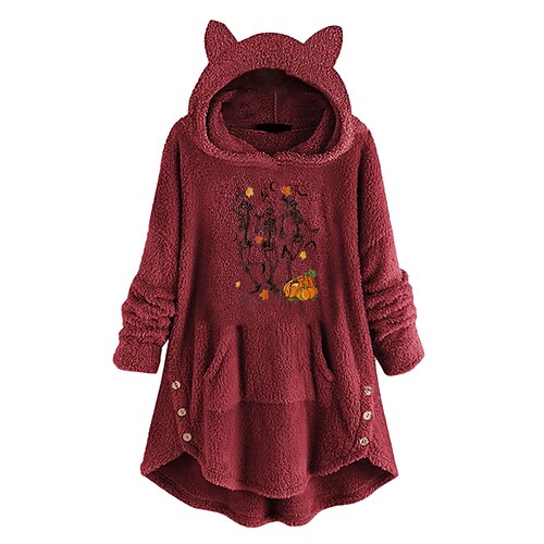 

Adults' Kigurumi Pajamas Nightwear Christmas Pajamas Cat Animal Onesie Pajamas Plush Fabric Terylene Cosplay For Animal Sleepwear Cartoon Festival / Holiday Costumes / Hoodie / Hoodie