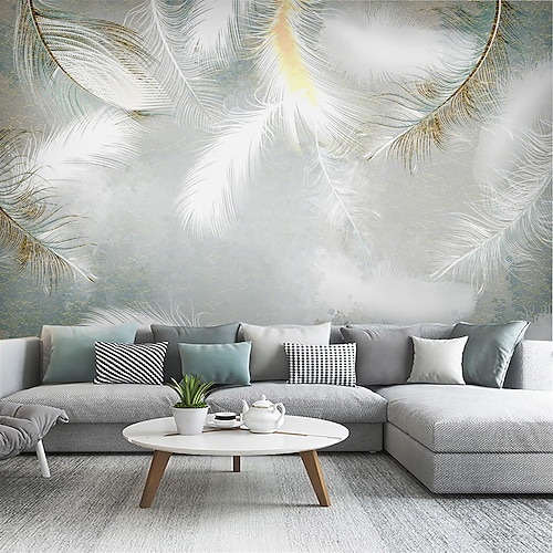 

Mural Wallpaper Wall Sticker Covering Print Peel and Stick Removable Self Adhesive Feathers Flying PVC / Vinyl Home Decor