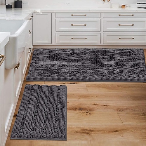 

Bathroom Rug,Non-Slip Bath Mat,Soft Cozy Shaggy Durable Thick Bath Rugs for Bathroom,Easier to Dry, Plush Rugs for Bathtubs, Rain Showers and Under The Sink