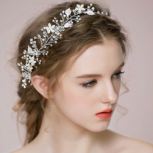 

1PC Women's Girls' Headbands Headband For Wedding Headband Tiara Vintage Roman Goddess Bridal Hair Crown Branch for Wedding Party Dancing Party Fashion Show