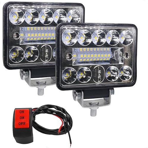 

2 piezas Coche LED Luz de Trabajo Bombillas SMD LED 18 Ahorro de Energía Conecte y Utilice Súper ligero Para Universal Todos los Años