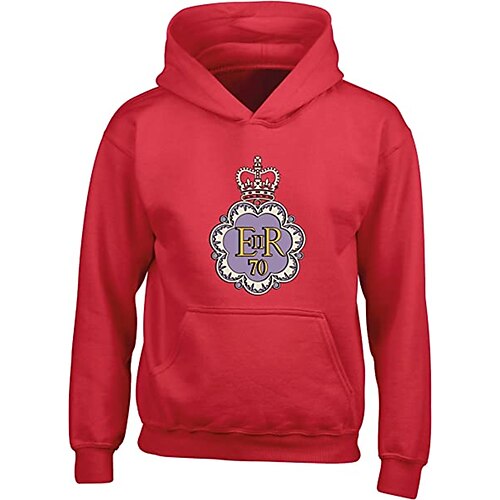 

Inspired by Queen's Platinum Jubilee 2022 Elizabeth 70 Years Queen Elizabeth II 1952-2022 Hoodie Cartoon Manga Anime Front Pocket Graphic Hoodie For Men's Women's Unisex Adults' Hot Stamping 100