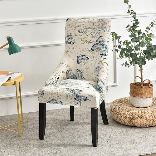 

Small Armchair Cover All-Inclusive Four Seasons Printing One-Piece Dining Table Home Hotel Chair Cover Soft Package Leisure Chair Cover