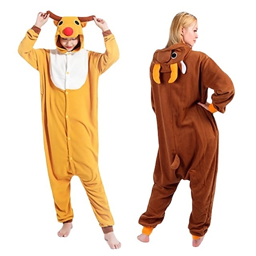 

Adults' Kigurumi Pajamas Nightwear Cartoon Ririchiyo Shirakiin Cartoon Onesie Pajamas Flannel Cosplay For Men and Women Carnival Animal Sleepwear Cartoon Festival / Holiday Costumes