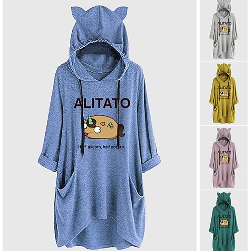 

Inspired by Ah My Goddess Hoodie T-shirt Animal Graphic Hoodie For Women's Girls' Adults' Hot Stamping Spandex Homecoming Vacation