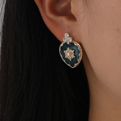 

1 Pair Earrings For Women's Gift Formal Festival Alloy Geometrical Fashion Birthday