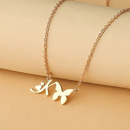 

1PC Necklace For Women's Wedding Sport Gift Alloy Classic Butterfly