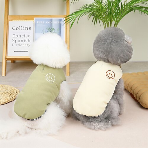 

Dog Cat Sweatshirt Solid Colored Cute Sweet Dailywear Casual Daily Winter Dog Clothes Puppy Clothes Dog Outfits Soft Green Brown Costume for Girl and Boy Dog Cotton S M L XL 2XL