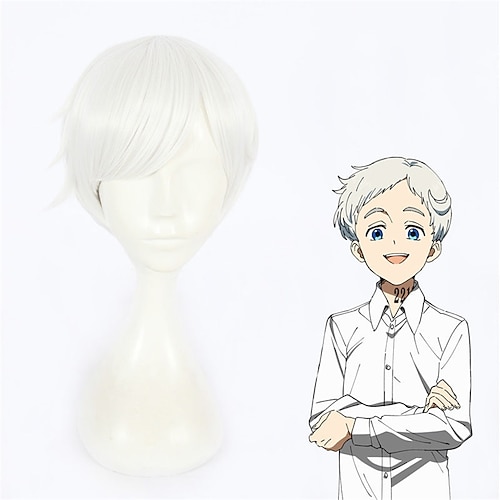 

Cosplay Wig - The Promised Neverland Norman Halloween Cosplay Party Wigs