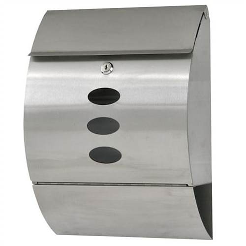 

Durable Stainless Steel Mailbox Silver