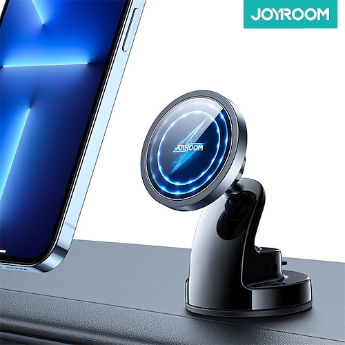 

Joyroom Wireless Charger 15 W Output Power 1 Port Car Charger Wireless Charging Stand CE Certified Fast Wireless Charging Lightweight Magnetic For Iphone and Android