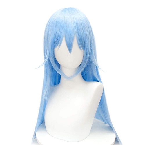 

That Time I Got Reincarnated as a Slime Cosplay Wig Rimuru Tempest Long Blue Tensei shitara Slime Datta Ken Halloween Synthetic straight hair