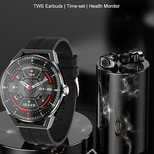

696 T20 Smart Watch 1.3 inch Smartwatch Fitness Running Watch Bluetooth Pedometer Call Reminder Sleep Tracker Compatible with Android iOS Men Hands-Free Calls Message Reminder Custom Watch Face IP 67