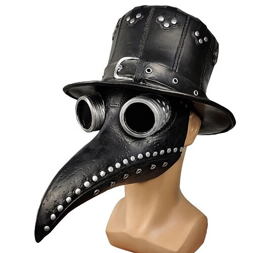 

Plague Doctor Retro Vintage Punk & Gothic Medieval 17th Century Mask Masquerade Men's Women's Costume Vintage Cosplay Party Mask Masquerade