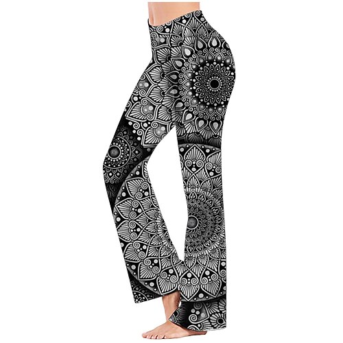 

Women's Wide Leg Pants Yoga Style High Waist Quick Dry Fitness Gym Workout Bottoms White Black Gray Sports Activewear Stretchy 21Grams / Athletic / Athleisure