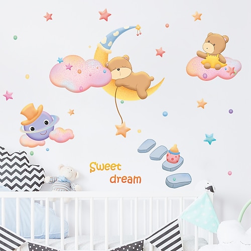 

Animals / Cartoon Wall Stickers Living Room / Kids Room kindergarten, Removable / Pre-pasted PVC Home Decoration Wall Decal 1pc
