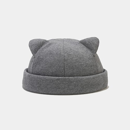 

4 Colors Spring Women Brimless Hats Hip Hop Beanie Skullcap Street Portable Melon Cap Retro Adjustable Girls Cute Hat Autumn Casual Painter's Cap