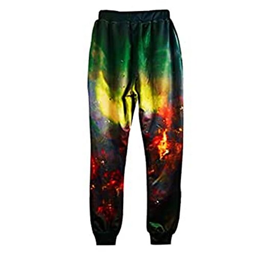 

Men's Sweatpants Joggers Trousers Drawstring Side Pockets Elastic Waist Graphic Prints Comfort Breathable Sports Outdoor Casual Daily Streetwear Stylish Green Micro-elastic / Elasticity