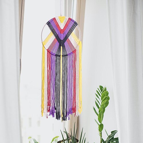 

Five-color Woven Tapestries Bohemian Wall Decoration for Bedroom Livingroom Sofa Couch Chair