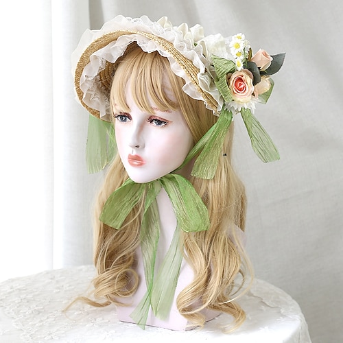 

Kids Girls' Sweet Casual / Daily Floral Polyester Hair Accessories Beige One-Size