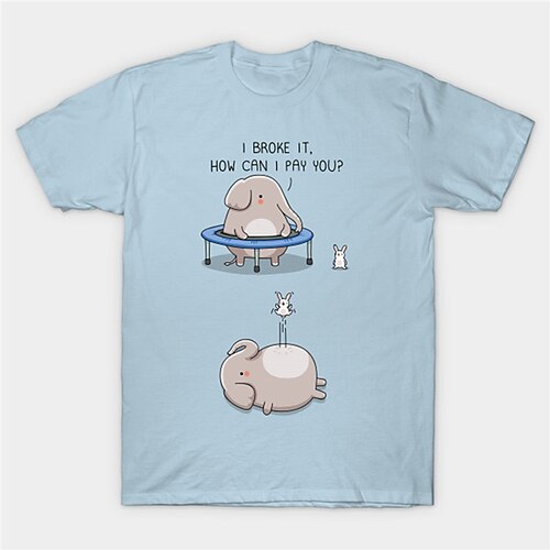 

Kids Girls' T shirt Animal Outdoor 3D Print Short Sleeve Crewneck Active 3-12 Years Spring Blue Khaki Light Blue